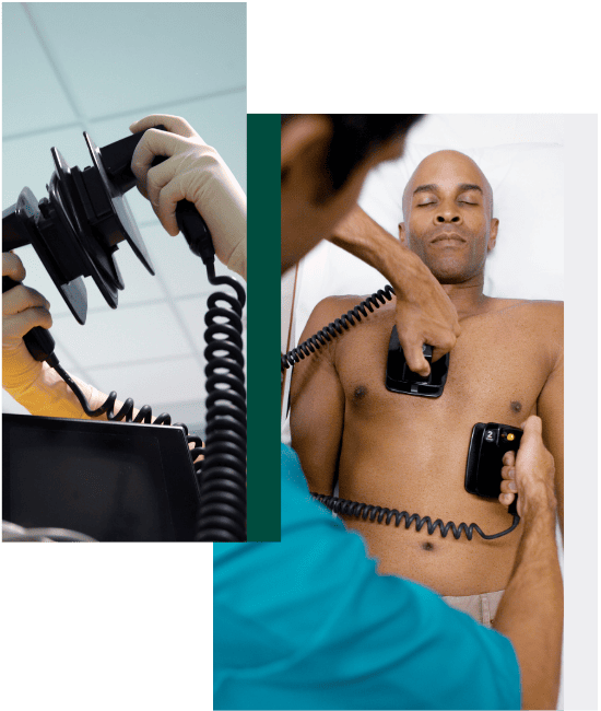 utilisation du défibrillateur